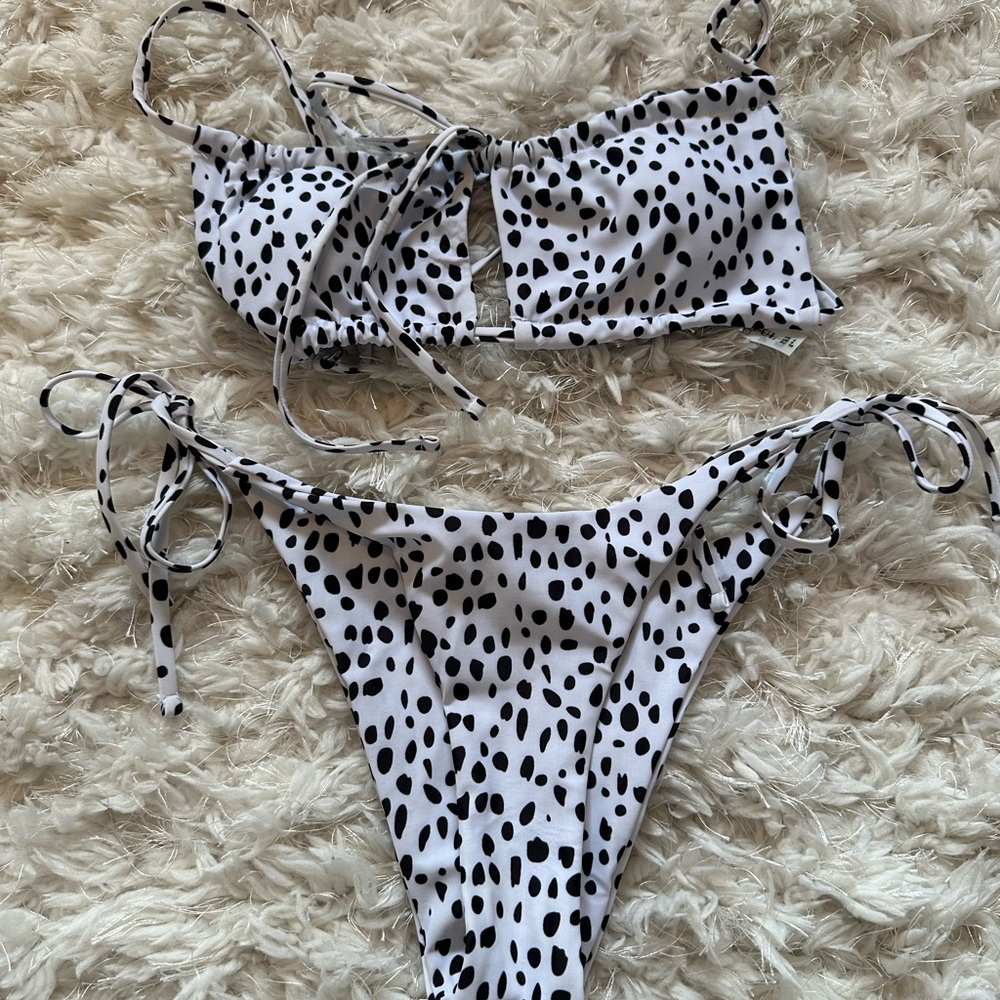 Polka dot bikini